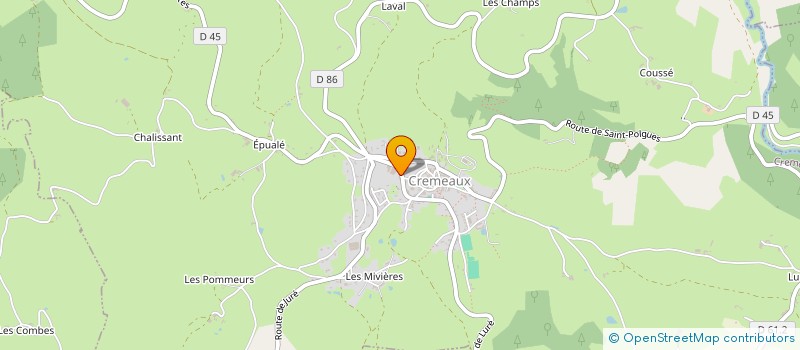 localisation de l'entreprise CCS  CREMEAUX