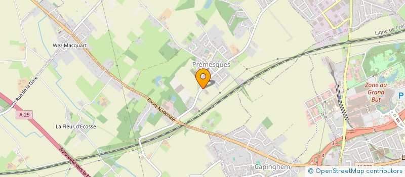 localisation de l'entreprise CCS CHAUFFAGE CARRELAGE SANITAIRE  PREMESQUES