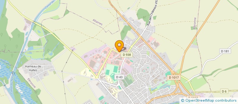 localisation de l'entreprise CCS DRIVE à PERONNE