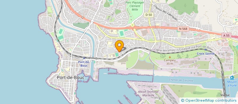 localisation de l'entreprise CCS HANDBALL PORT DE BOUC  PORT-DE-BOUC