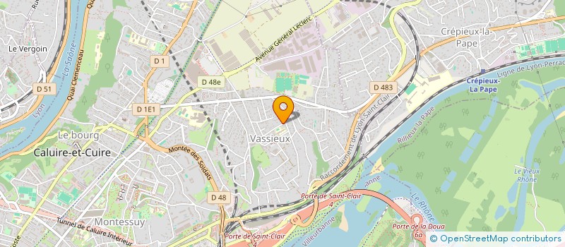 localisation de l'entreprise CCS IMMO  LYON