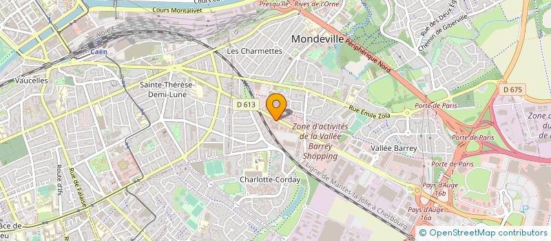 localisation de l'entreprise CCS INTERNATIONAL à MONDEVILLE