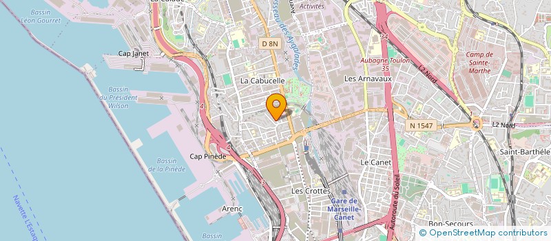 localisation de l'entreprise CCS LOGISTIQUE à MARSEILLE 15