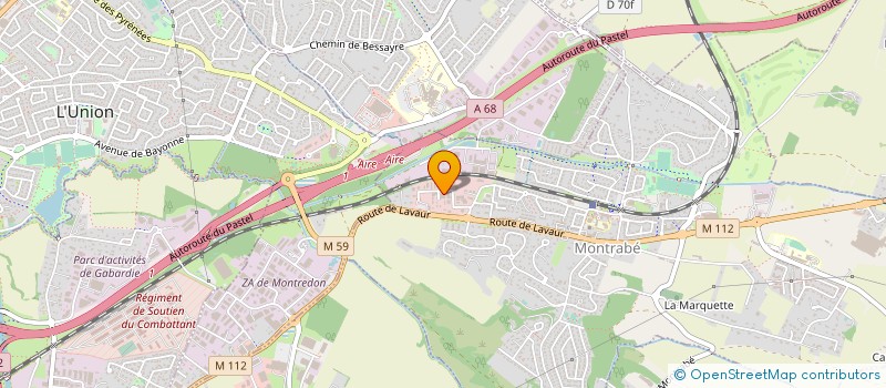 localisation de l'entreprise CCS MP à MONTRABE
