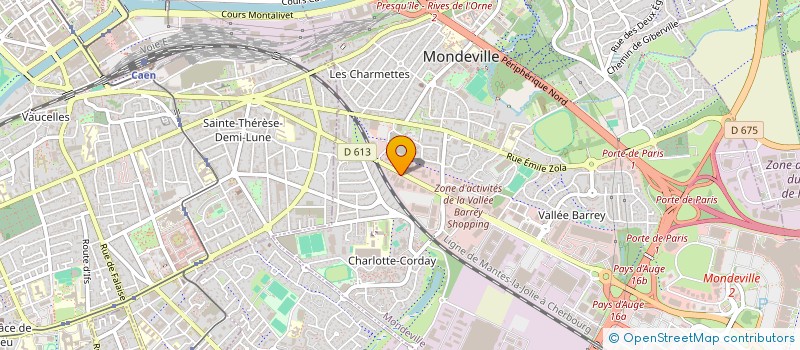localisation de l'entreprise CCS OUEST à MONDEVILLE