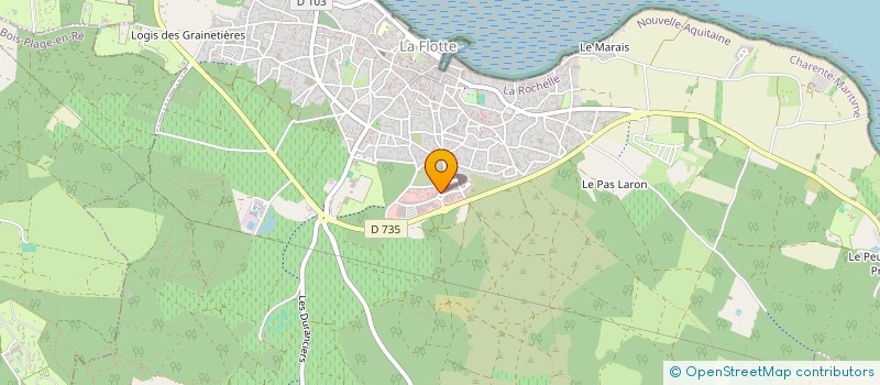 localisation de l'entreprise CCSC  LA FLOTTE