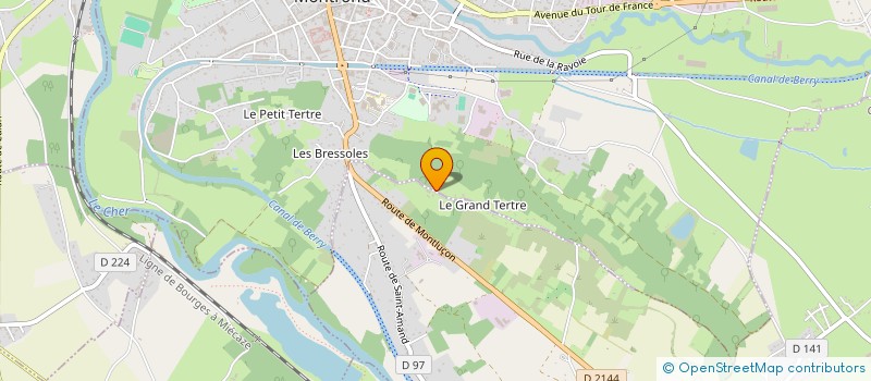 localisation de l'entreprise CCSC  SAINT-AMAND-MONTROND