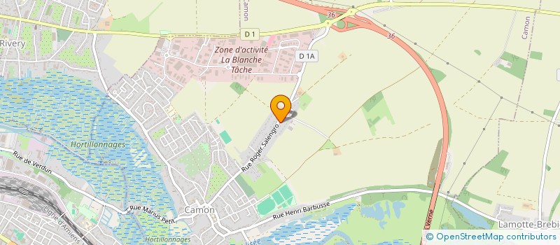 localisation de l'entreprise CCSD  CAMON