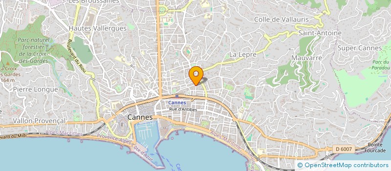 localisation de l'entreprise CCSECORP à CANNES