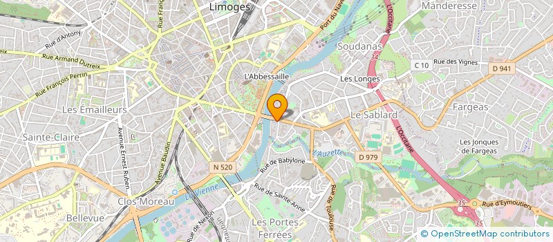 localisation de l'entreprise CCSI-CONEX à LIMOGES