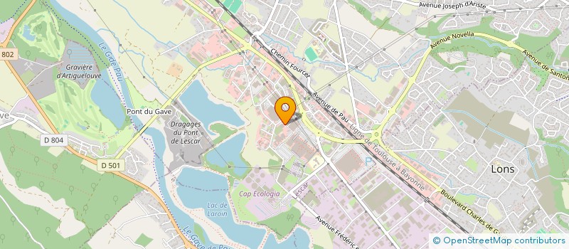 localisation de l'entreprise CCSL  LESCAR