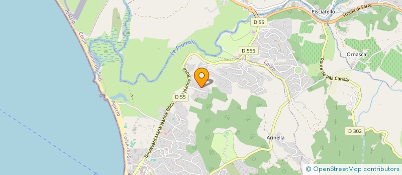 localisation de l'entreprise CCSM  GROSSETO-PRUGNA