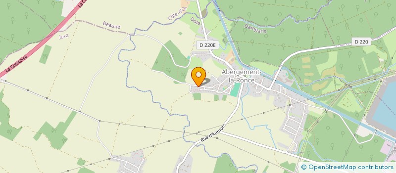 localisation de l'entreprise CCSR  ABERGEMENT-LA-RONCE