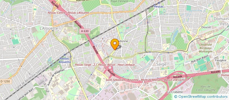 localisation de l'entreprise CCSR  PESSAC