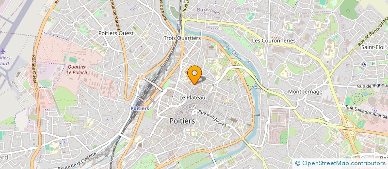 localisation de l'entreprise CCSSBE à POITIERS