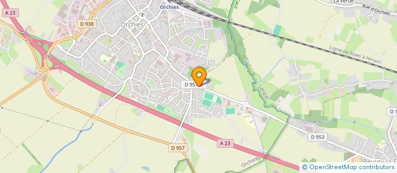 localisation de l'entreprise CCT DU STADE  ORCHIES