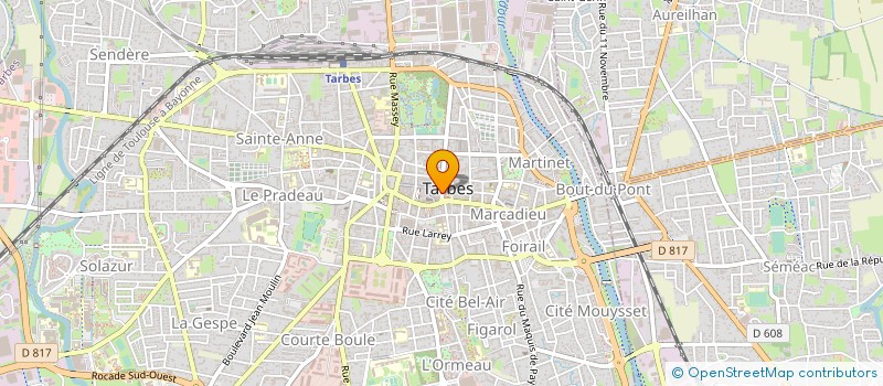 localisation de l'entreprise CCT, NOTAIRES ASSOCIES  TARBES