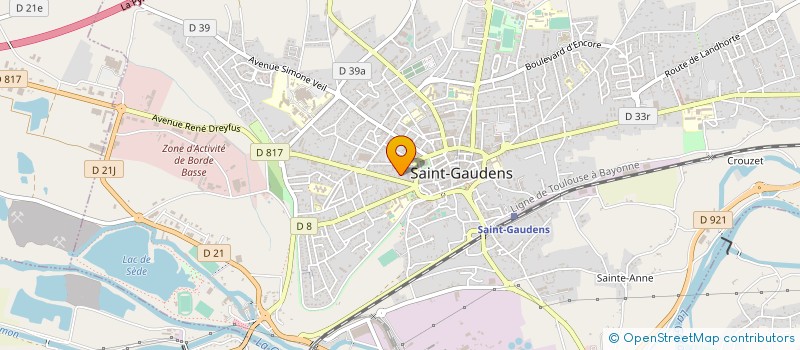 localisation de l'entreprise CCTA ABADIE à SAINT-GAUDENS