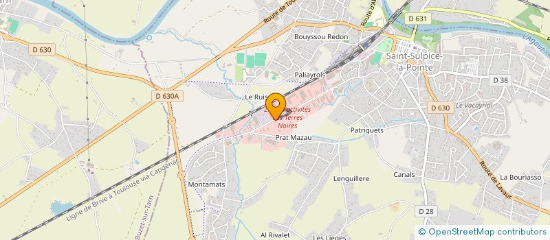 localisation de l'entreprise CCTA SAINT SULPICE  SAINT-SULPICE-LA-POINTE