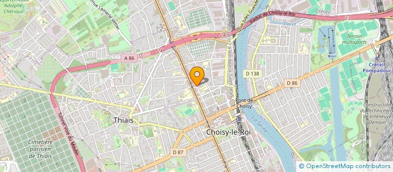 localisation de l'entreprise CCTG à CHOISY-LE-ROI