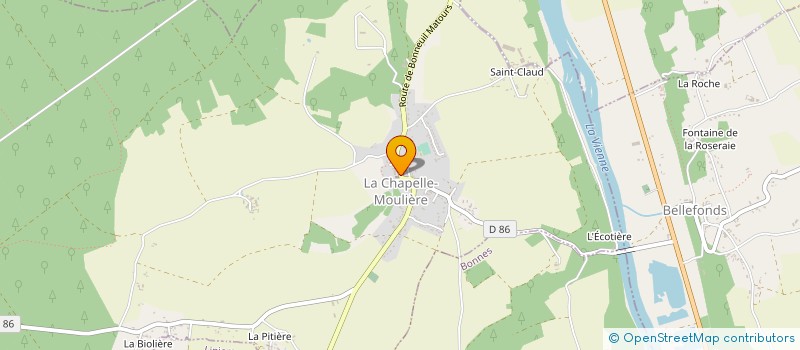 localisation de l'entreprise CCTH à LA CHAPELLE-MOULIERE