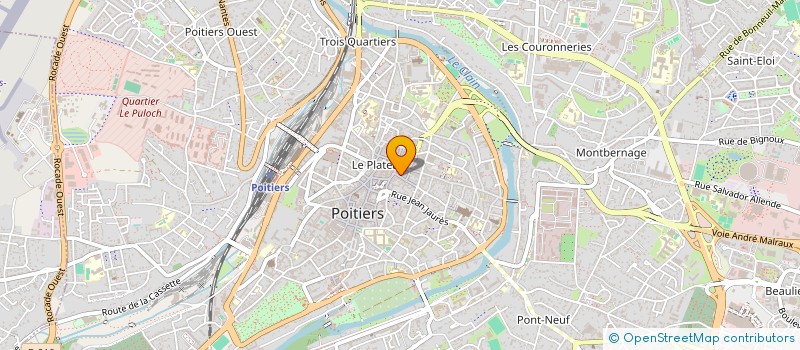 localisation de l'entreprise CCTN à POITIERS