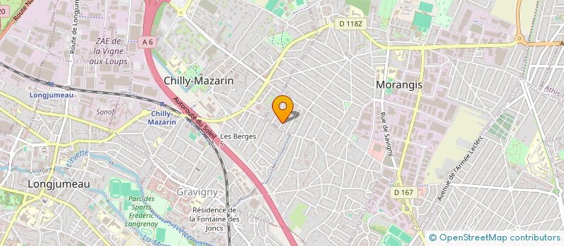 localisation de l'entreprise CCURE  MORANGIS