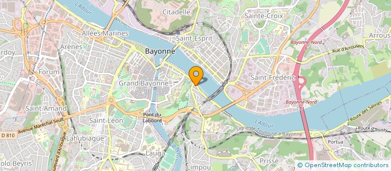 localisation de l'entreprise CCUSI PARIS à BAYONNE