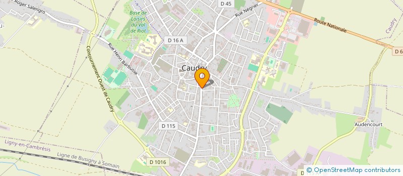 localisation de l'entreprise CCV CAMBRAI CAUDRY VIDEO à CAUDRY
