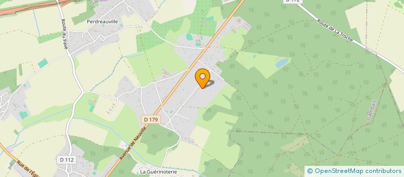 localisation de l'entreprise CCV IMMO  GAMBAIS