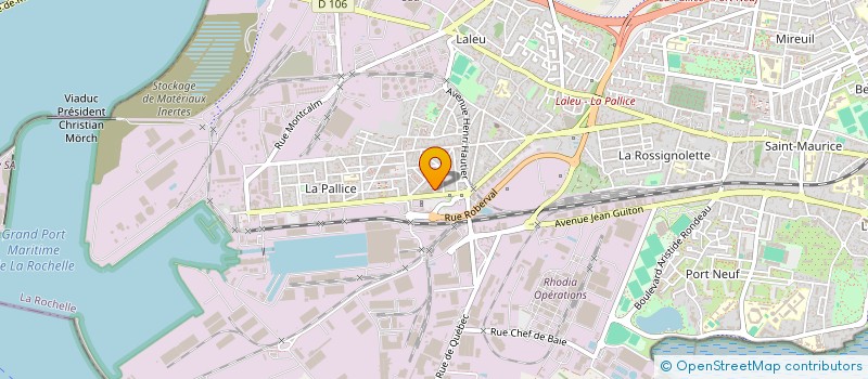 localisation de l'entreprise CCV LA PALLICE  LA ROCHELLE