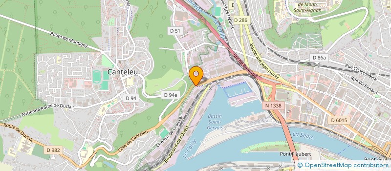 localisation de l'entreprise CCVA  LES DAMPS