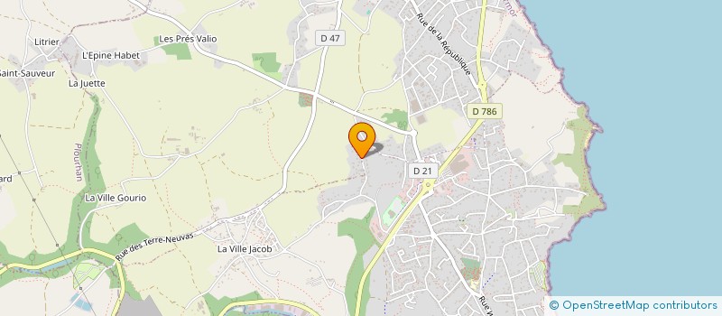 localisation de l'entreprise CCVE GOELO  BINIC-ETABLES-SUR-MER