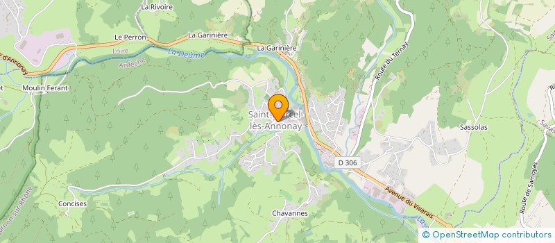 localisation de l'entreprise CCVEP à SAINT-MARCEL-LES-ANNONAY