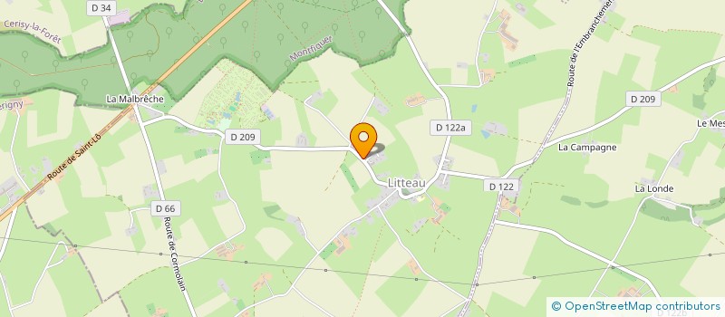 localisation de l'entreprise CCVJ  LITTEAU