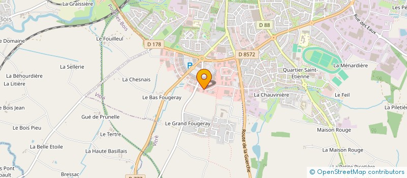 localisation de l'entreprise CCVT à VITRE