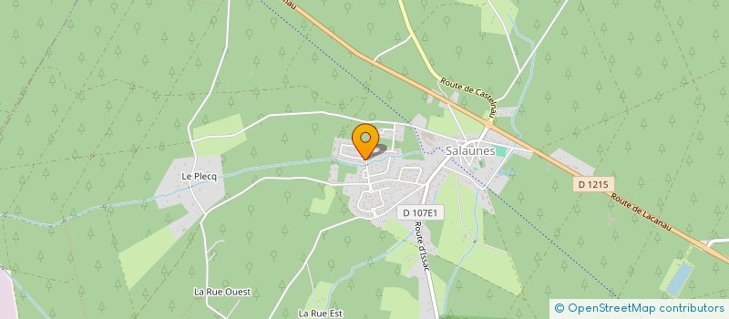 localisation de l'entreprise CCW MUSIC  SALAUNES