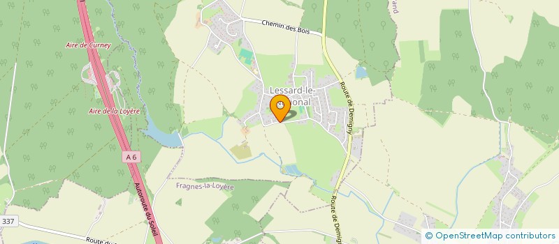 localisation de l'entreprise CD 17  LESSARD-LE-NATIONAL