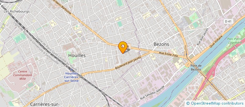 localisation de l'entreprise CD 21  HOUILLES