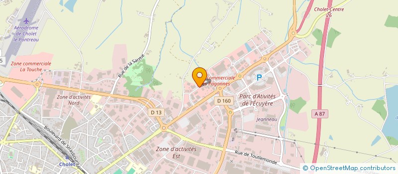 localisation de l'entreprise CD 3 à CHOLET