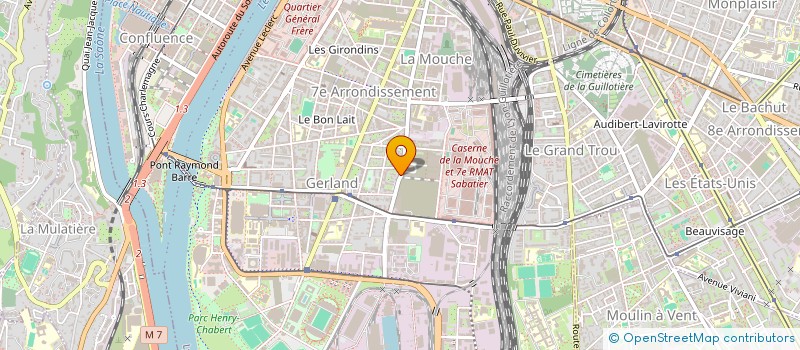 localisation de l'entreprise CD 42  LYON