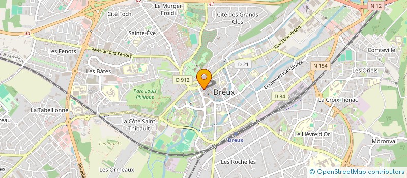 localisation de l'entreprise CD à DREUX