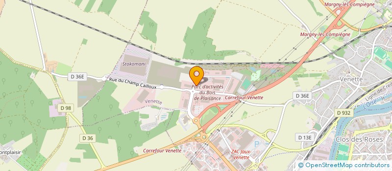 localisation de l'entreprise CD 51EME RI  VENETTE