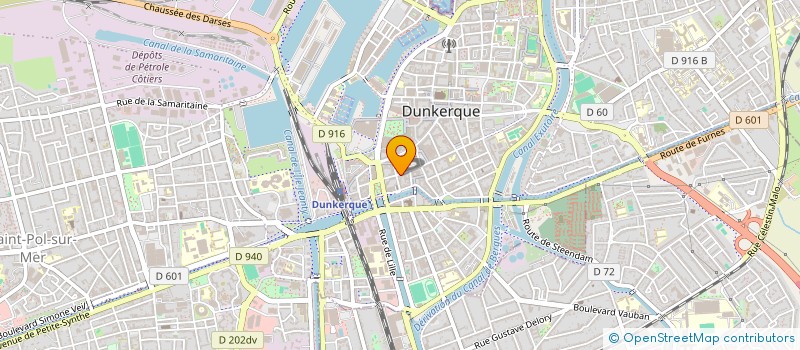 localisation de l'entreprise CD à DUNKERQUE