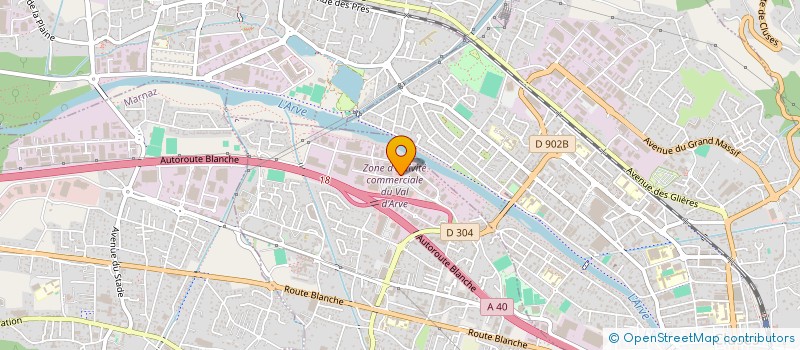 localisation de l'entreprise CD ACTIVITES  SCIONZIER