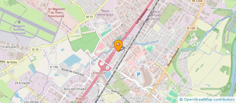 localisation de l'entreprise CD AUTOMOBILE  PORTET-SUR-GARONNE