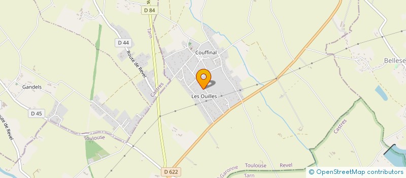 localisation de l'entreprise CD C2K  REVEL