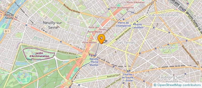 localisation de l'entreprise CD CAMUS à NEUILLY-SUR-SEINE