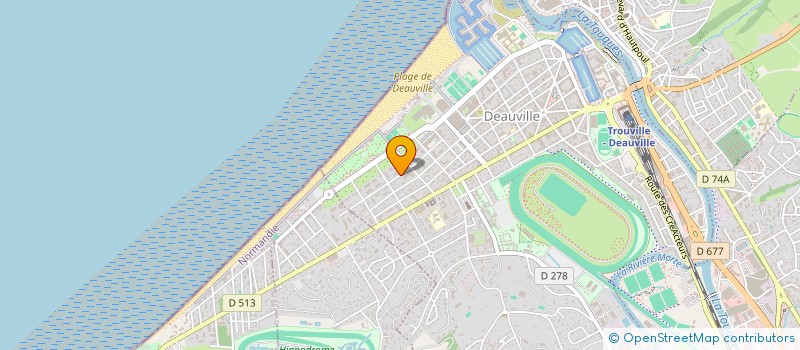 localisation de l'entreprise CD CAPITAL INVEST  TOURGEVILLE