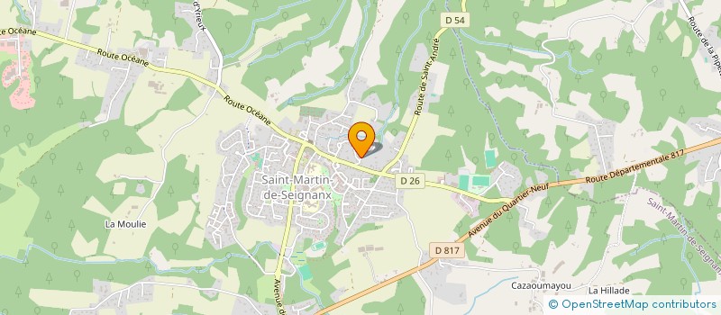 localisation de l'entreprise CD COMMUNICATION  SAINT-MARTIN-DE-SEIGNANX